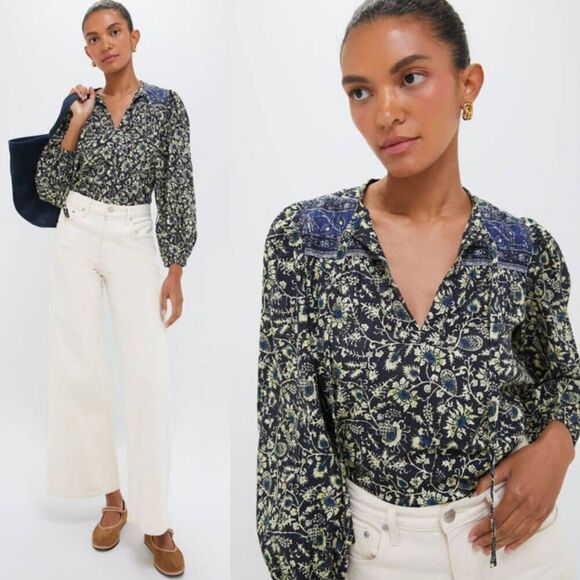 ULLA JOHNSON Raven Tillie Blous $320 Sz 16 - Picture 1 of 12